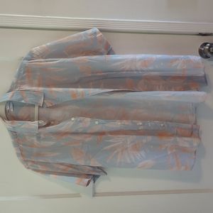 Zara floral button down
